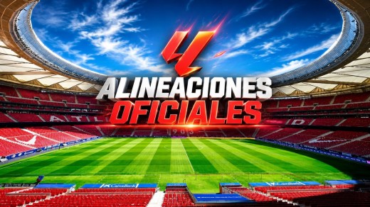 Alineaciones confirmadas del Atlético - Málaga  de la jornada 1