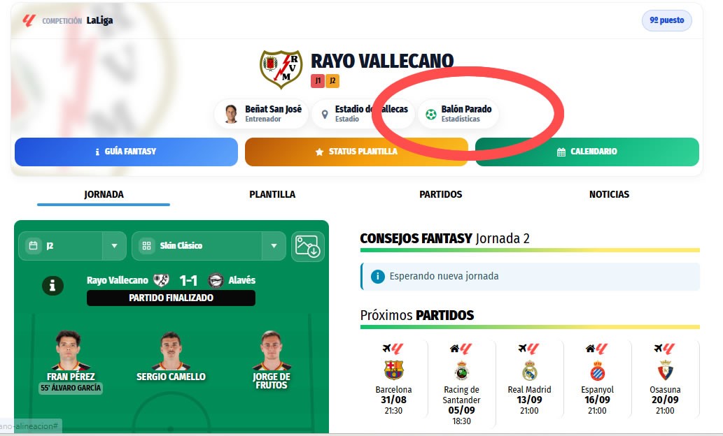 Big improvements in set-piece statistics for LaLiga matches and teams
