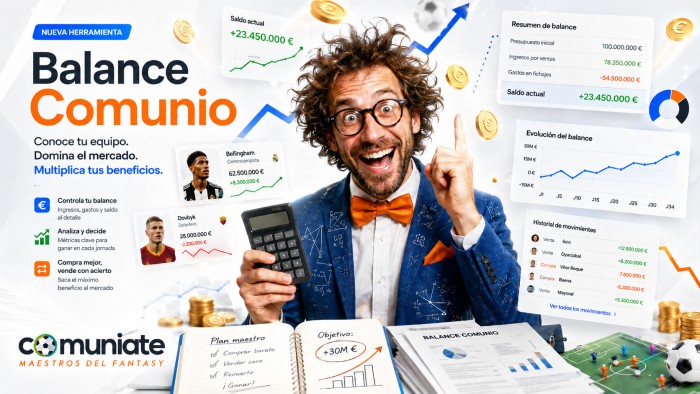 Herramienta Balance Comunio: descubre quién es el mejor gestor de tu Comunidad