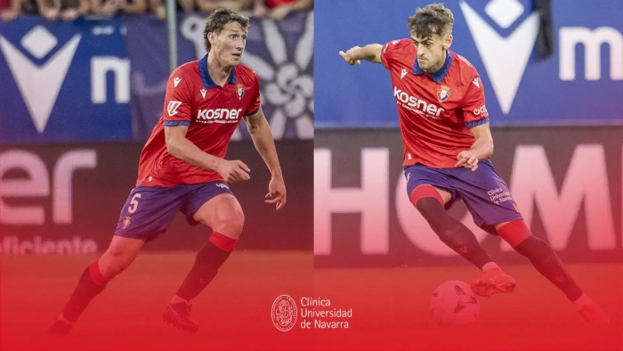 Herrando y Aimar Oroz, pendientes de pruebas tras el duelo ante el Getafe