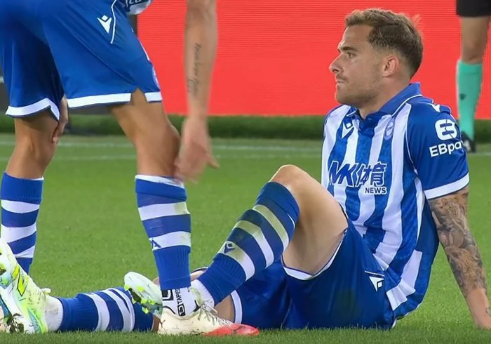 El Alavés afrontará sus próximos partidos sin Toni Martínez por lesión muscular