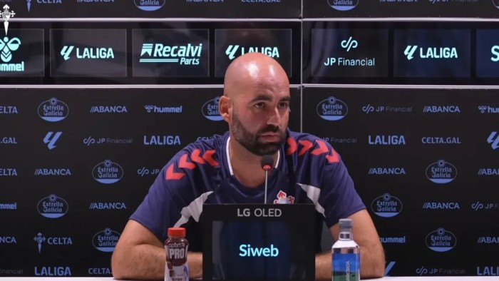 Giráldez fija prioridades en el Celta antes de recibir a la Real Sociedad