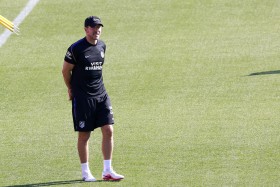 Simeone gives clues about the lineup in today's training