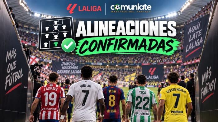 Alineaciones confirmadas del Betis - Real Madrid de la jornada 4