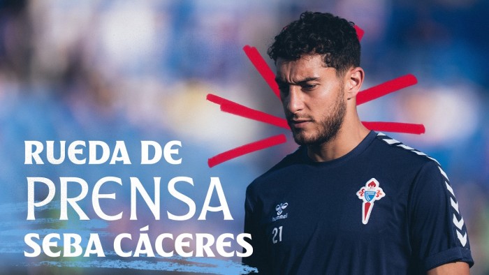 Sebastián Cáceres se presenta con el Celta: listo para competir y adaptarse al estilo de Giráldez