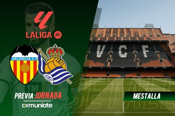 Valencia - Real Sociedad. Previa, alineaciones probables y consejos fantasy. Jornada 7 de LaLiga.