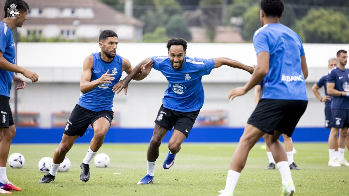 Aubameyang y Amatucci trabajan al margen: el Dépor explica el motivo