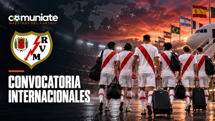 El Rayo pierde a seis internacionales durante el parón