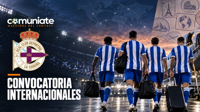 El Deportivo pierde a cuatro internacionales durante el parón