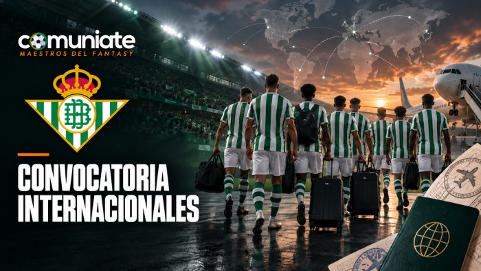 Ocho internacionales abandonan el Betis en el parón de selecciones
