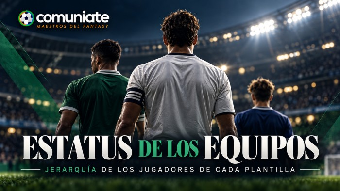 Atualizados los Status o Importancia de jugadores en sus equipos.