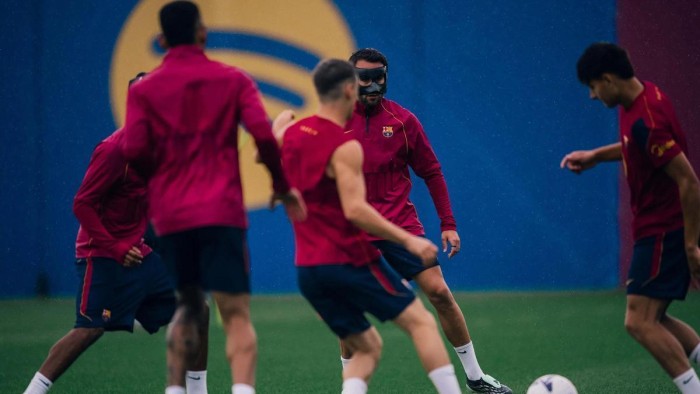 Última hora de Joan García, Raphinha y De Jong en el entrenamiento del Barcelona