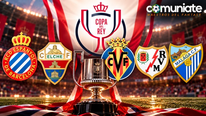 La Copa del Rey arranca para cinco equipos de LaLiga: horarios y primeros onces confirmados