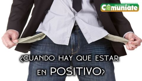 ¿Cuando hay que estar en positivo en Comunio?